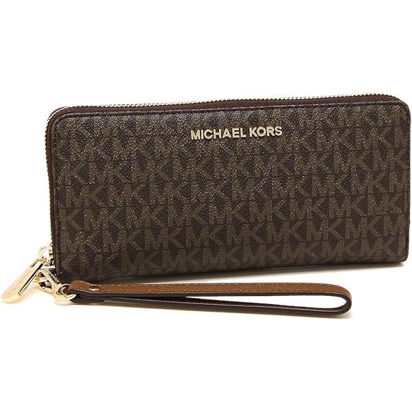 Amazon | [マイケルコース] 財布 MK レザー ジップ アラウンド リスト